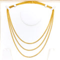 Lightweight Curb Link 22K Gold Chain - 18"