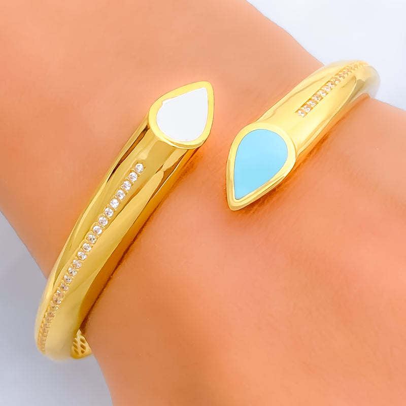 stylish-dapper-21k-gold-bangle-bracelet