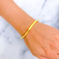 tasteful-radiant-21k-gold-bangle-bracelet