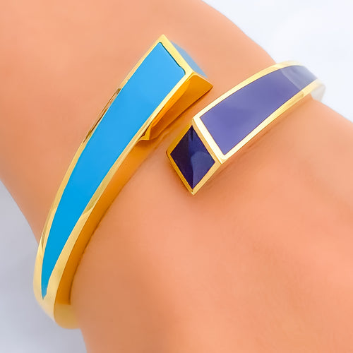 stunning-artistic-21k-gold-bangle-bracelet