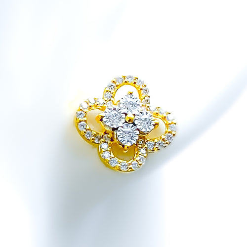 blooming-dual-flower-18k-gold-diamond-earrings