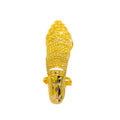 Bright Luxurious Alluring 22k Overall Gold Finger Ring