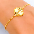 bold-clover-21k-gold-bracelet