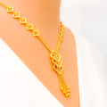 Brilliant Lustrous Dressy 22k Gold Necklace Set