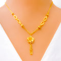 dazzling-ethereal-22k-gold-necklace-set