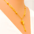 flowing-artistic-22k-gold-necklace-set