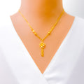 blooming-stylish-22k-gold-necklace-set