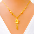 blooming-stylish-22k-gold-necklace-set