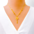 adorned-charming-22k-gold-necklace-set