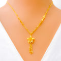 attractive-shimmering-22k-gold-necklace-set