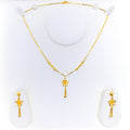 blooming-stylish-22k-gold-necklace-set