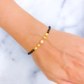 timeless-delightful-22k-gold-black-bead-bracelet