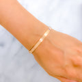 Mod Vibrant 22k Rose Gold Bangle - 2.4