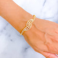 ethereal-decorative-22k-gold-cz-bangle-bracelet