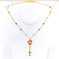 palatial-ornate-22k-gold-cz-mosaic-necklace