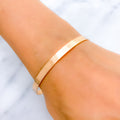 Mod Vibrant 22k Rose Gold Bangle - 2.4