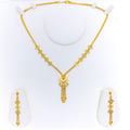 Brilliant Lustrous Dressy 22k Gold Necklace Set 