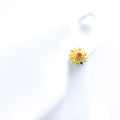 colorful-star-22k-gold-cz-earrings