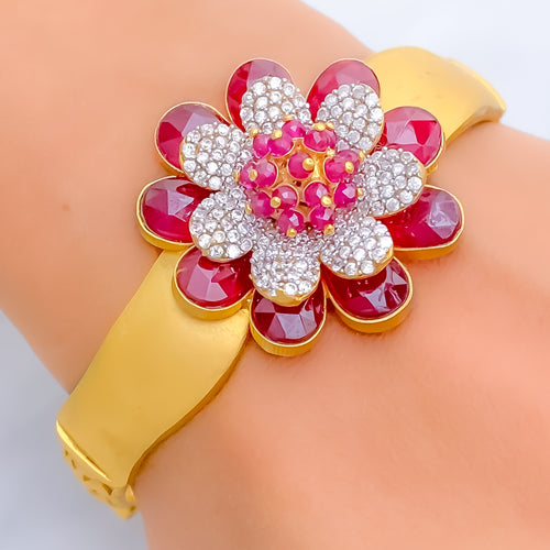 vibrant-vintage-22k-gold-antique-bangle-bracelet