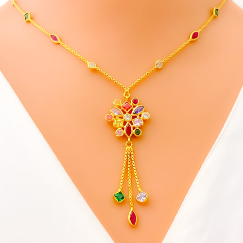 palatial-ornate-22k-gold-cz-mosaic-necklace