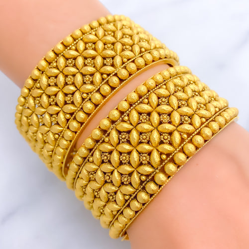 imperial-glowing-22k-gold-antique-statement-bangles