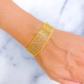 dazzling-fashionable-21k-statement-bangle-bracelet