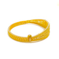 Impeccable Vine Motif 22k Gold Bangle Bracelet
