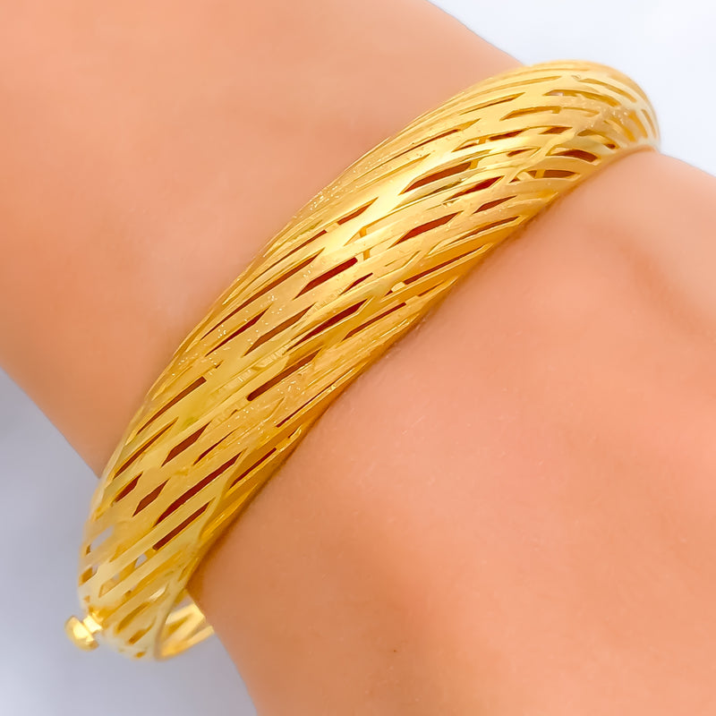 majestic-sleek-21k-statement-bangle-bracelet