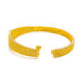 Traditional Geometric Radiant 22k Gold Bangle Bracelet