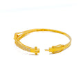 dazzling-glowing-22k-gold-cz-bangle-bracelet