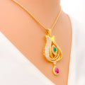 blooming-sparkling-22k-gold-cz-pendant