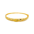 opulent-modern-22k-gold-cz-bangle-bracelet