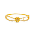 delightful-flower-22k-gold-cz-bangle-bracelet