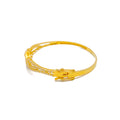 ornate-shimmering-22k-gold-cz-bangle-bracelet