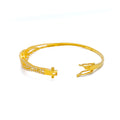 ornate-shimmering-22k-gold-cz-bangle-bracelet