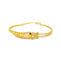 tasteful-sparkling-22k-gold-cz-bangle-bracelet