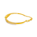 tasteful-sparkling-22k-gold-cz-bangle-bracelet