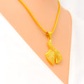 Radiant Alluring 22K Gold Pendant Set