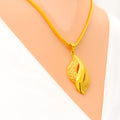 Captivating Chic 22K Gold Pendant Set