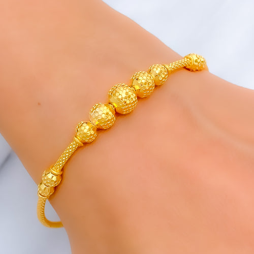 Counter Captivating 22k Gold Bangle Bracelet