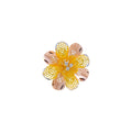 Charming Polished 22k Fancy Floral Gold Ring