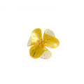 Dazzling Rich 22k Fancy Floral Gold Ring 