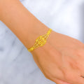 Stylish Lush 22k Gold Bracelet