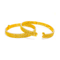 Majestic Multi Bead 22k Gold Bangle Pair