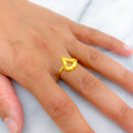 Vibrant Versatile 21k Gold Ring
