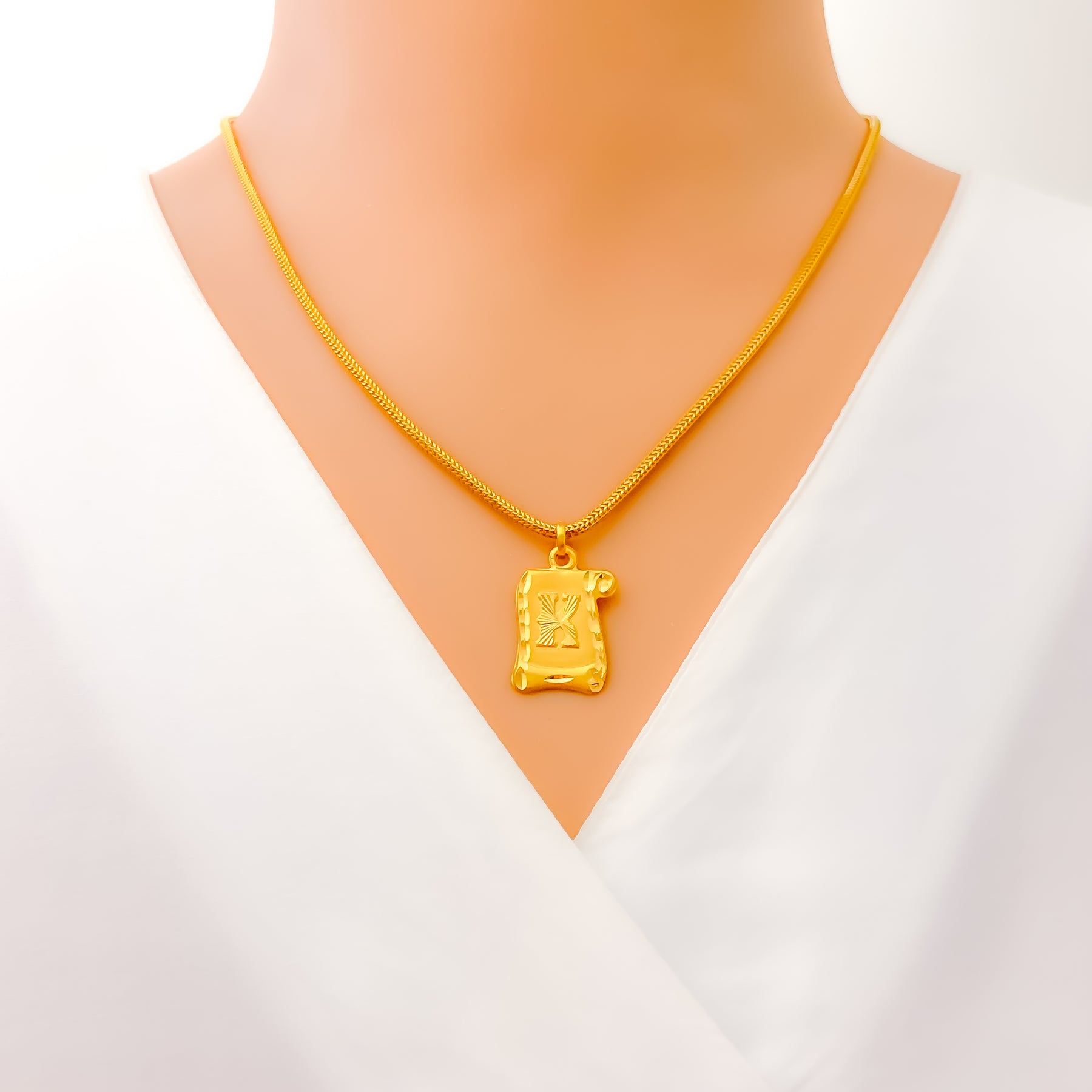 Locket Golden Chain Amazon Letter K K Necklace Amazon K 22k