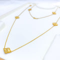 long-clover-motif-21k-gold-necklace