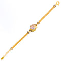 colorful-shimmering-21k-gold-cz-bracelet