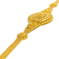 Lavish Decorative Floral 22k Gold Bracelet 