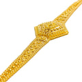 Graduating Geometric-Shaped 22k Gold Bracelet 